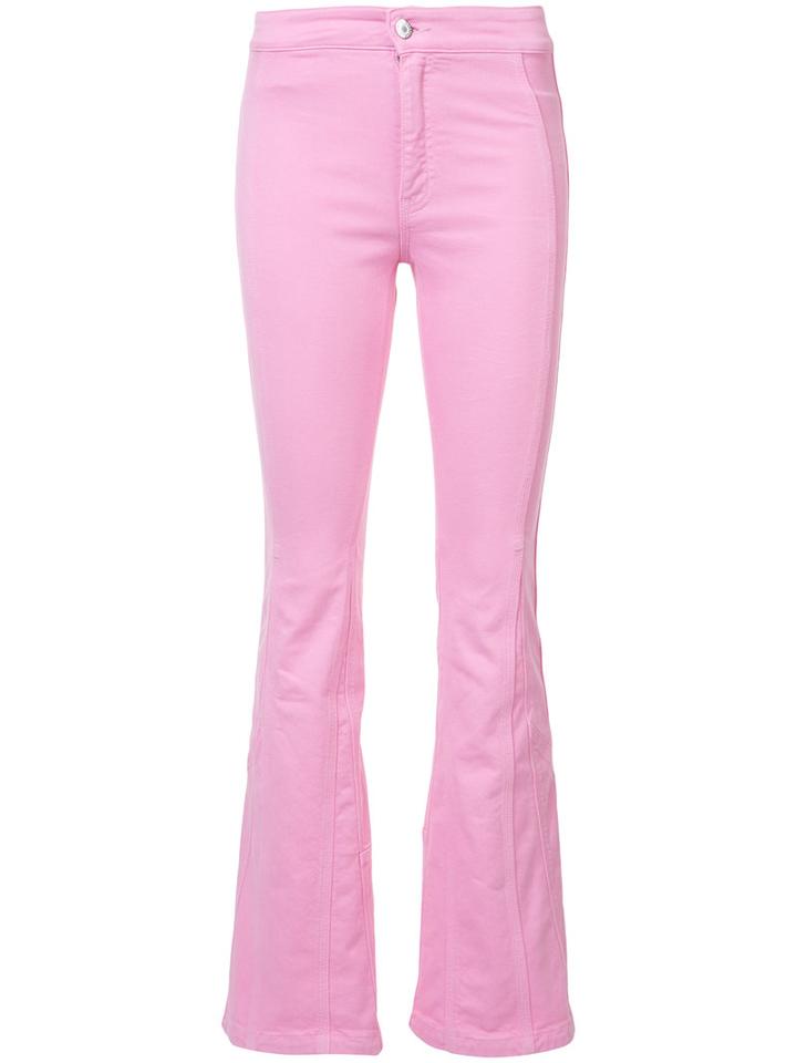 Givenchy Flared Jeans, Women's, Size: 38, Pink/purple, Cotton/spandex/elastane