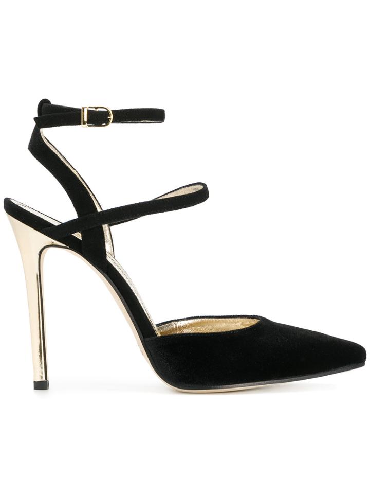 Marc Ellis Pointed Toe Sandals - Black