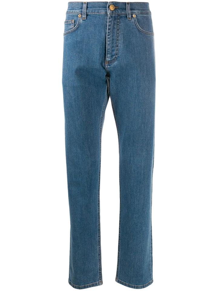 Versace Straight Fit Jeans - Blue