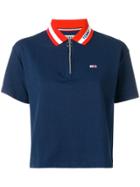 Tommy Jeans Contrast Collar Logo Polo - Blue