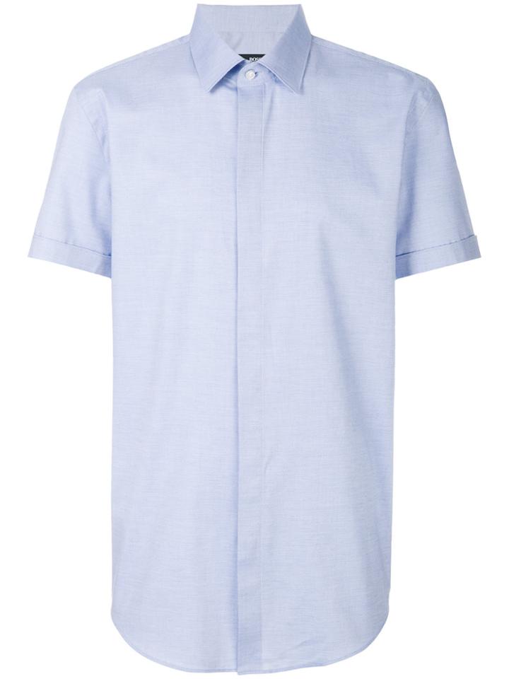 Boss Hugo Boss Short Sleeved Shirt - Blue