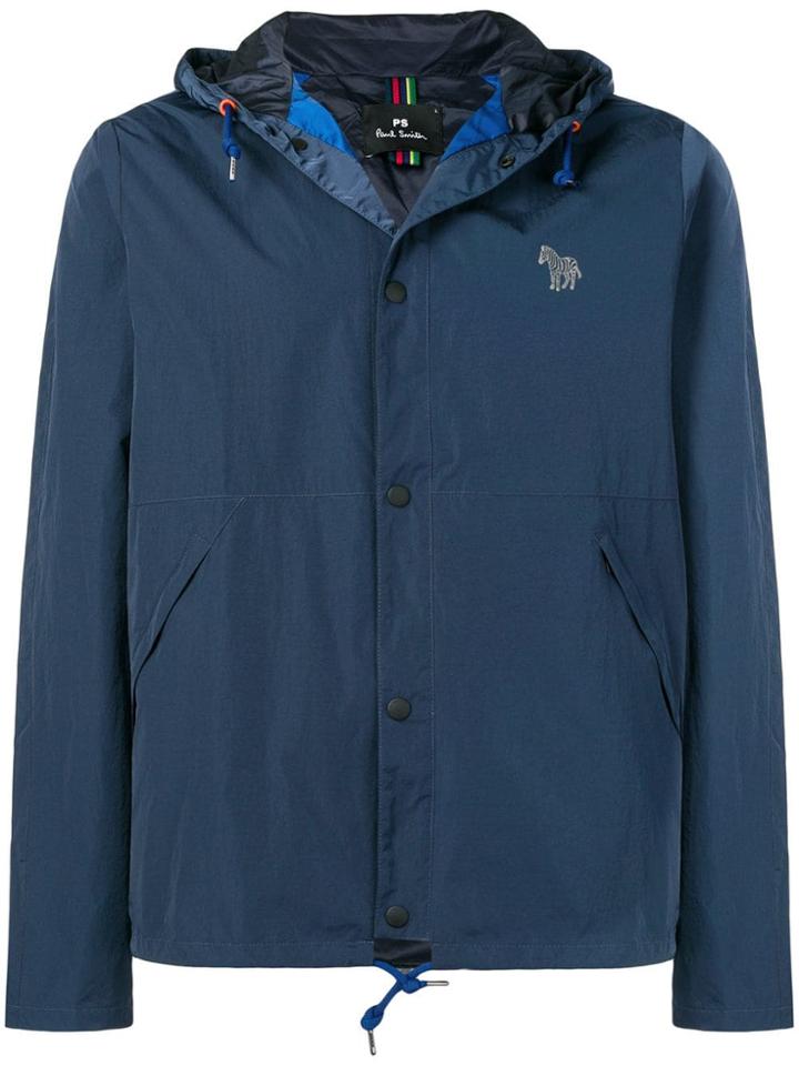 Ps By Paul Smith Zebra Logo Jacket - Blue