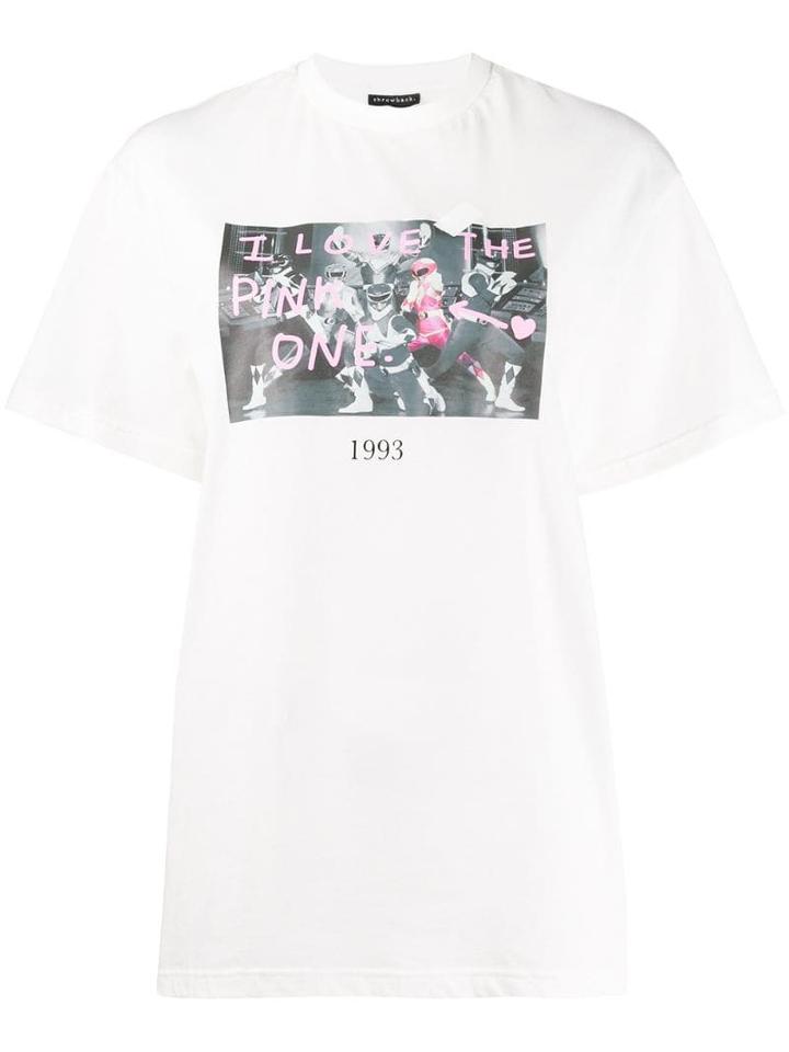 Throwback. 1993 Pink T-shirt - Black