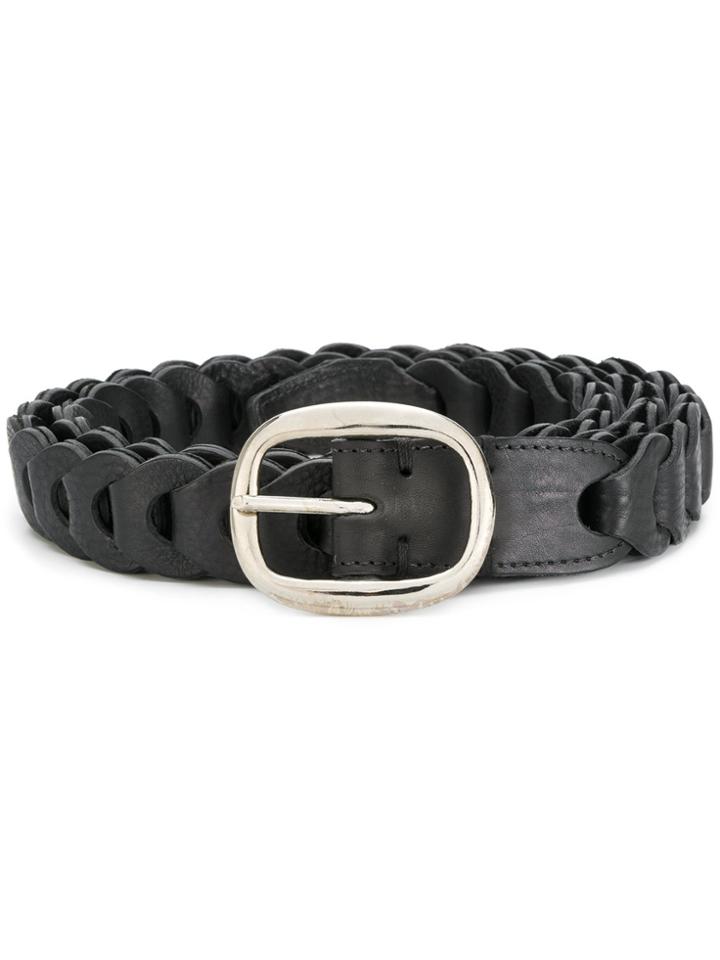 Cmmn Swdn Cut Linked Belt - Black