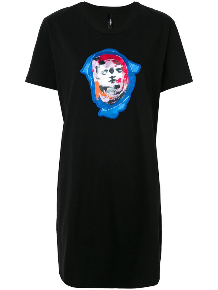 Versus Long Printed T-shirt - Black