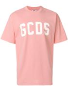 Gcds Logo Print T-shirt - Pink