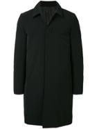 Attachment Boxy Single-breasted Coat - Black