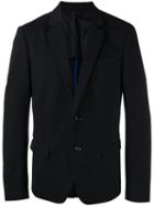 Diesel Two-button Blazer, Men's, Size: 50, Black, Cotton/polyester/spandex/elastane/rayon