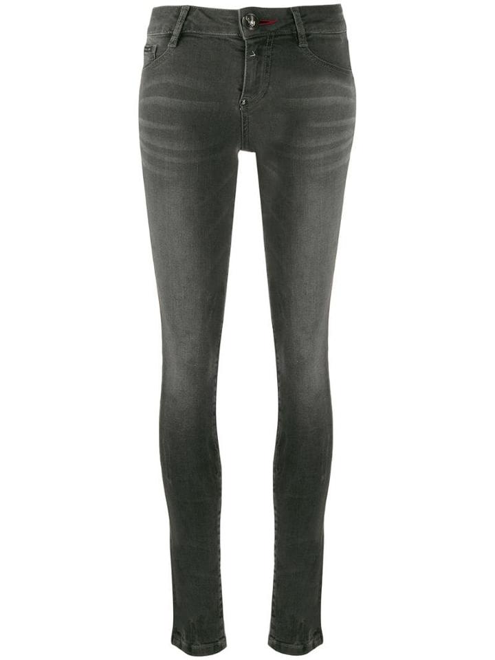 Philipp Plein Skinny Fit Jeggings - Grey