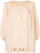 Chloé Ruched Loose Top - Pink