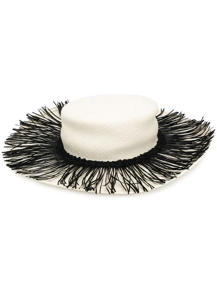 Alanui Fringed Hat - White