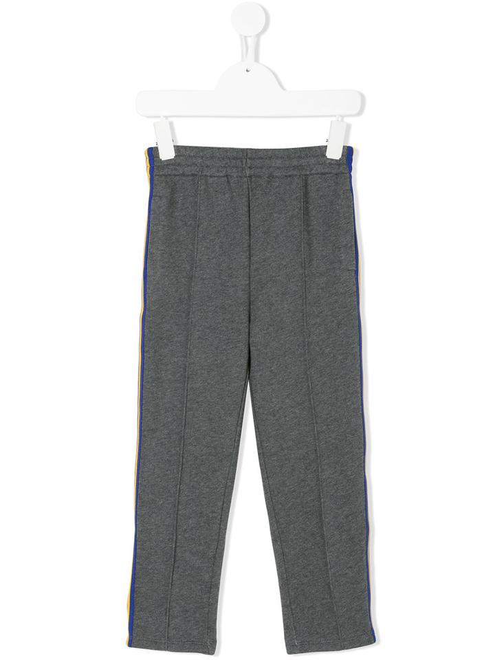 Gucci Kids - Stripe Detail Sweatpants - Kids - Cotton - 10 Yrs, Grey