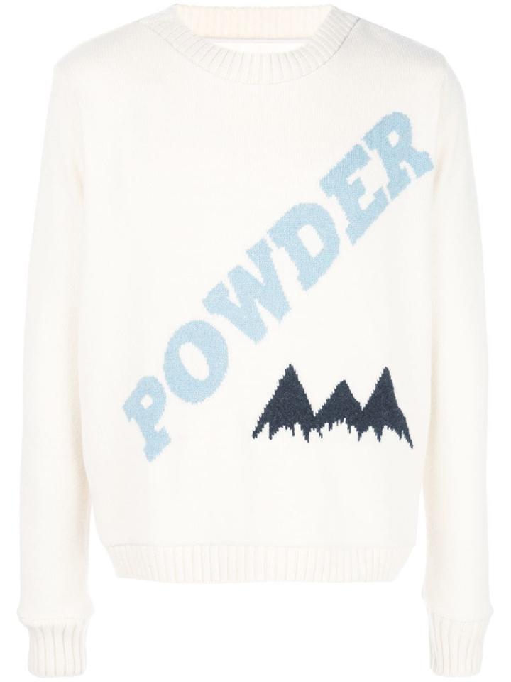 The Elder Statesman Powder Jumper - White