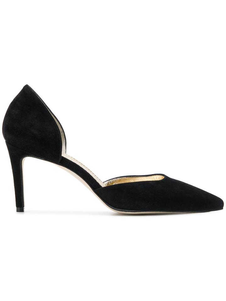 Antonio Barbato Cut Out Side Pumps - Black