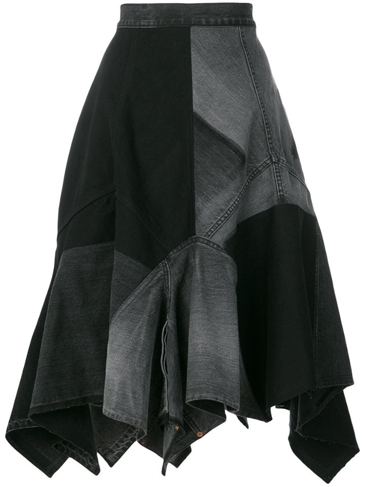 Junya Watanabe Napkin Skirt - Black