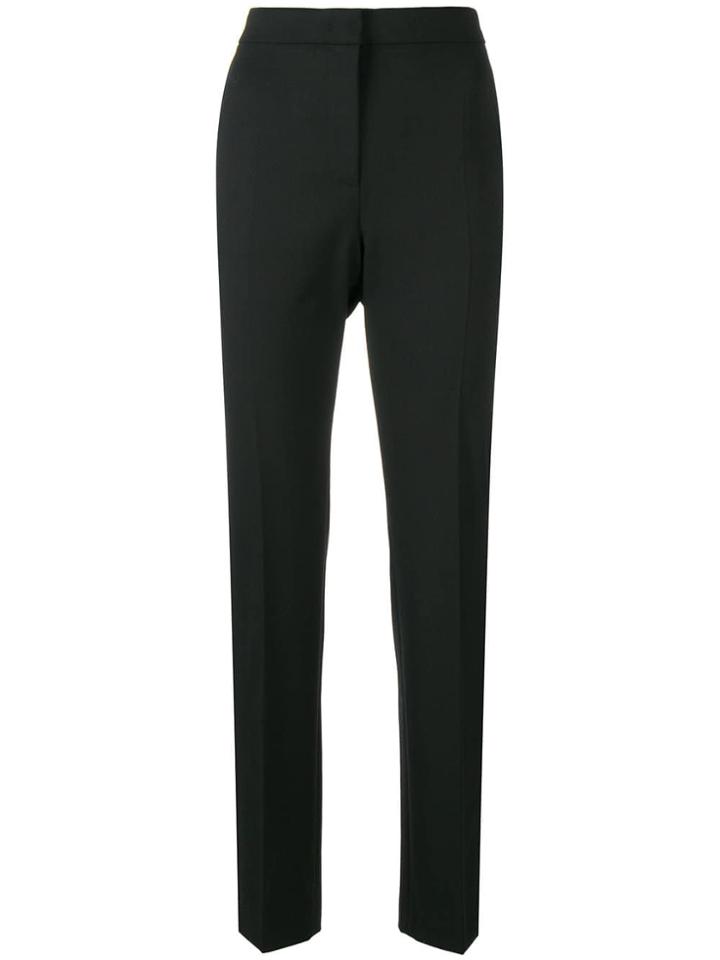 Alberta Ferretti Tailored Slim Trousers - Black
