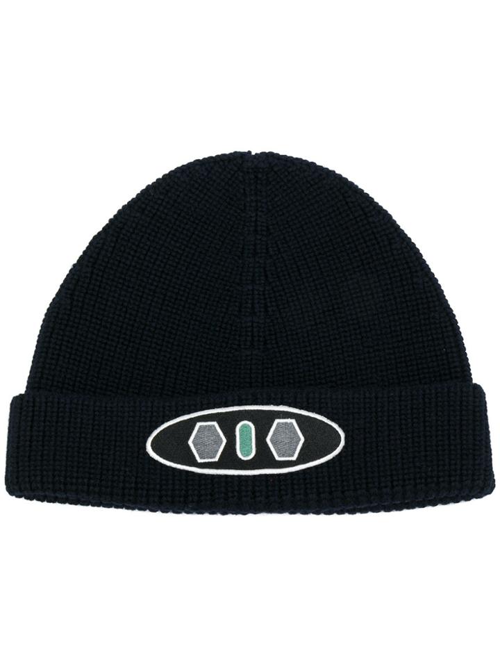 Lanvin Embroidered Beanie - Blue