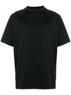 Sacai Short Sleeve Raglan Sweatshirt - Black