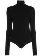Calvin Klein 205w39nyc Logo Roll Neck Fitted Body - Black