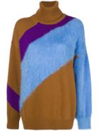 No21 Oversized Roll Neck Sweater - Brown