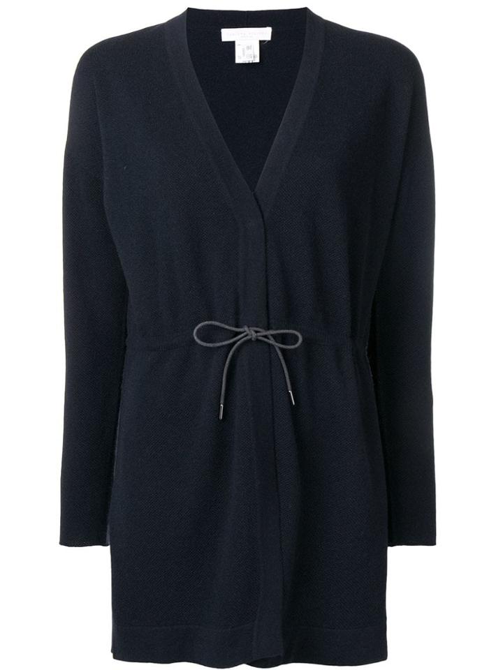 Fabiana Filippi Drawstring Waist Cardi-coat - Blue