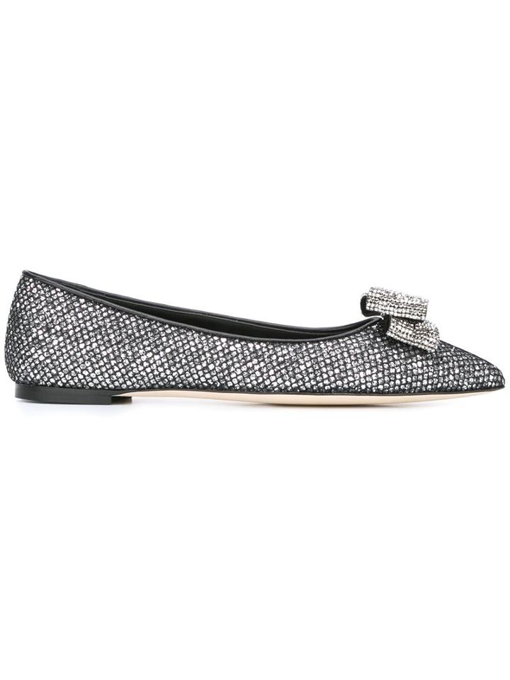 Giuseppe Zanotti Design Embellished Ballerinas