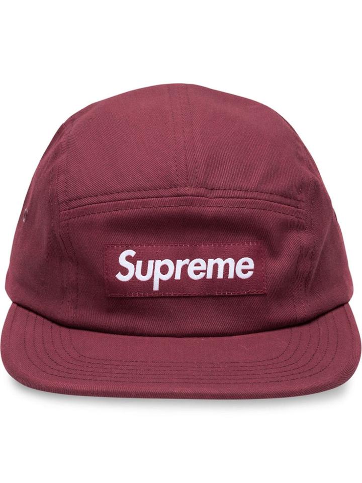 Supreme Logo Cap - Red