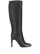 Bottega Veneta Woven Heeled Boots - Black