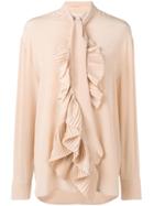 Givenchy Ruffle Scarf Blouse - Pink