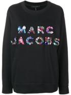 Marc Jacobs Crystal-embellished Sweatshirt - Black