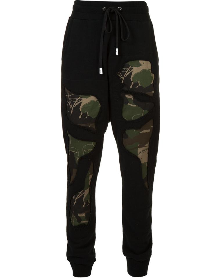 Haculla Camouflage Details Track Pants - Black