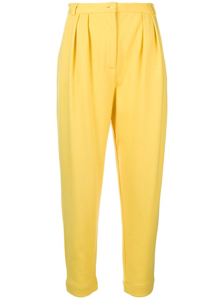 Styland Tapered Trousers - Yellow & Orange