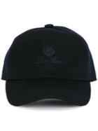 Loro Piana Baseball Cap, Men's, Blue, Cashmere/virgin Wool