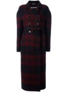 Rochas Double Breasted Coat, Women's, Size: 40, Red, Silk/mohair/virgin Wool