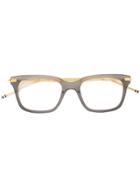 Thom Browne Eyewear Square Frame Glasses - Grey