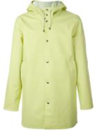 Stutterheim Hooded Coat, Men's, Size: Xs, Yellow/orange, Cotton/polyester