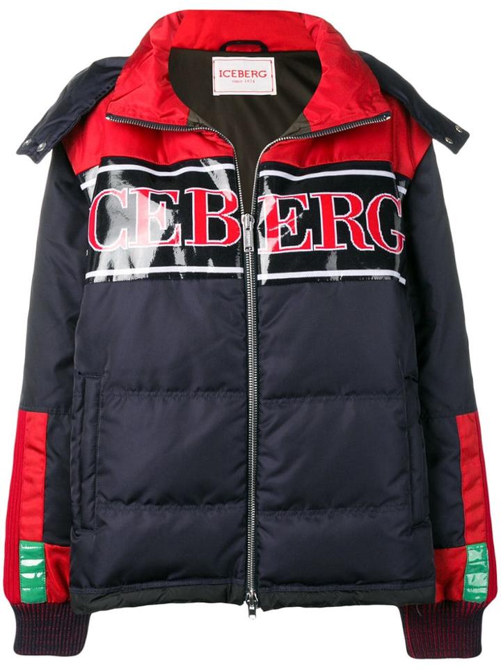Iceberg Logo Jacket - Blue