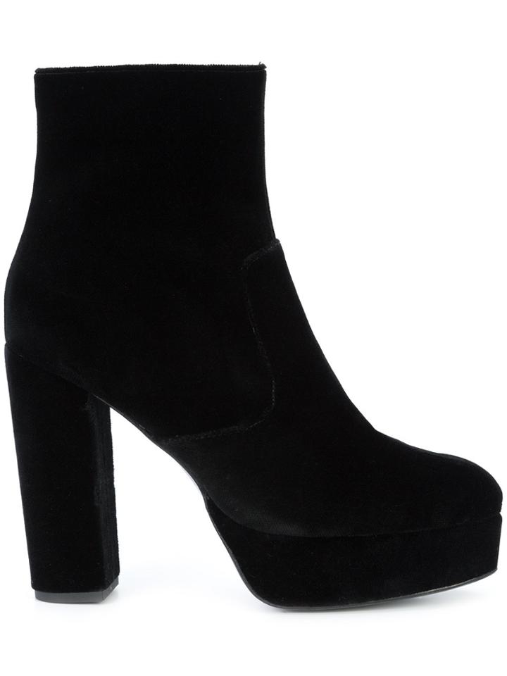 Elysewalker Los Angeles Platform Ankle Boots - Black