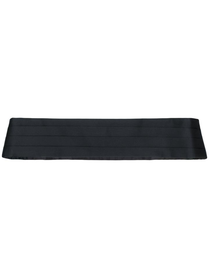 Saint Laurent Smoking Four Pleat Cummerbund - Black