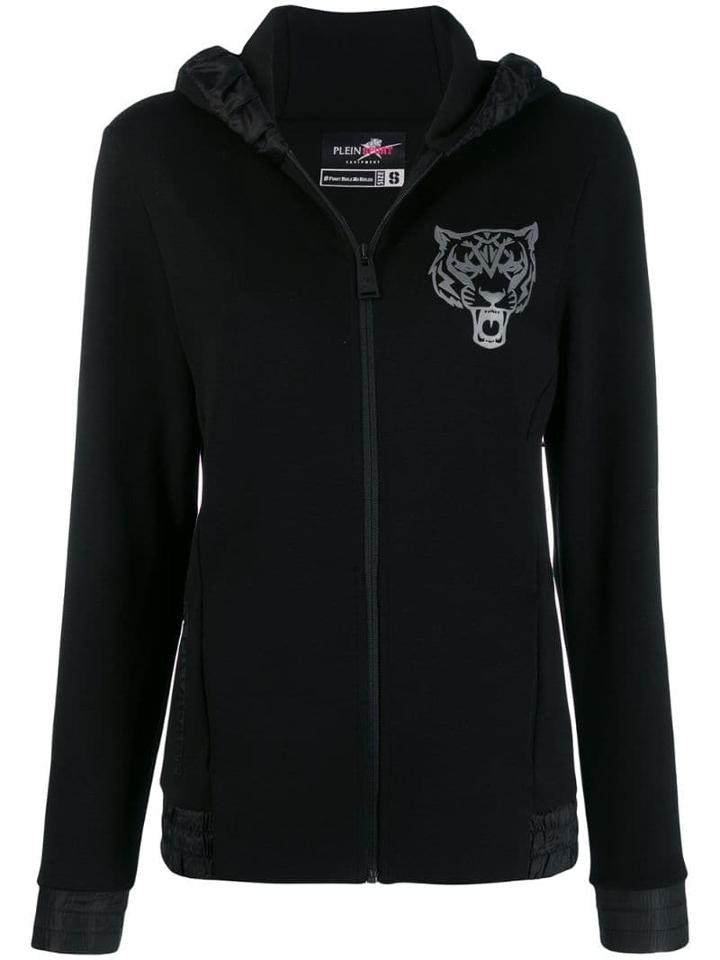 Plein Sport Tiger Print Jacket - Black