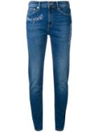 Mira Mikati - Embroidered Jeans - Women - Cotton/spandex/elastane - 38, Blue, Cotton/spandex/elastane