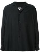 H Beauty & Youth Button-up Shirt, Men's, Size: Medium, Black, Silk