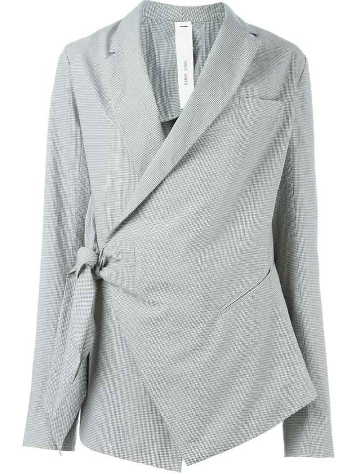 Damir Doma 'johannesburg' Jacket, Women's, Size: Medium, Grey, Cotton/polyester