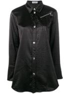 Sonia Rykiel Snakeskin Effect Shirt - Black