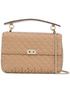 Valentino Rockstud Spike Tote Bag - Nude & Neutrals