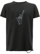 Mjb Distressed Printed T-shirt - Black