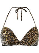 Dolce & Gabbana Leopard Print Bikini, Women's, Size: 3, Brown, Polyamide/spandex/elastane
