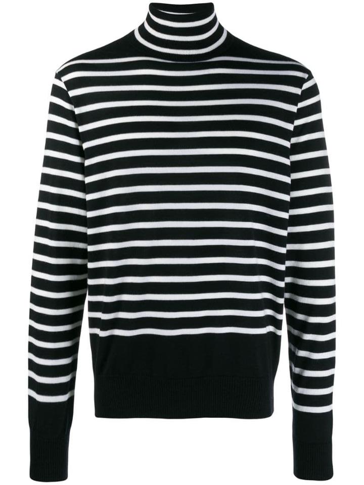 Takahiromiyashita The Soloist Striped Knit Jumper - Black