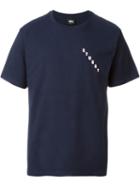 Stussy Diagonal T-shirt, Men's, Size: Xl, Blue, Cotton