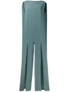 Chalayan Column Jumpsuit, Women's, Size: 42, Green, Acetate/viscose/cupro